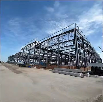 Strong Strength Steel Structure High Rise Building , Galvanized Surface Modular Buildings