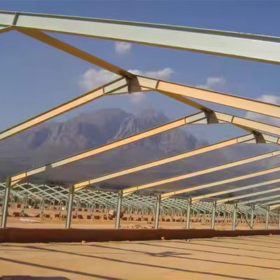 Commercial Prefabricated Steel Building Durable Easy Install For Broiler Chickens Farms