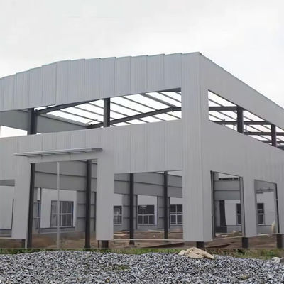 Modern Style Prefab Metal Workshop Factory Building Design Corrosion Proof
