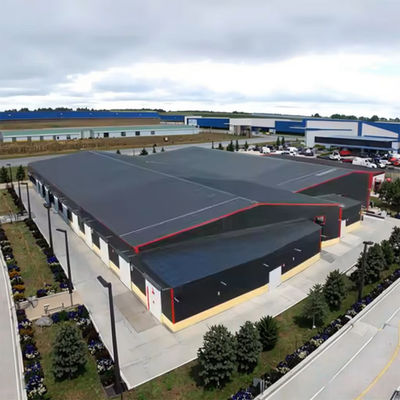 Modern Style Prefab Metal Workshop Factory Building Design Corrosion Proof