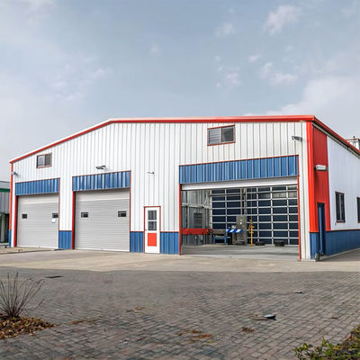 Wind Proof Steel Structure Building Industrial Use Prefabricated Workshop Sheds Budget Friendly