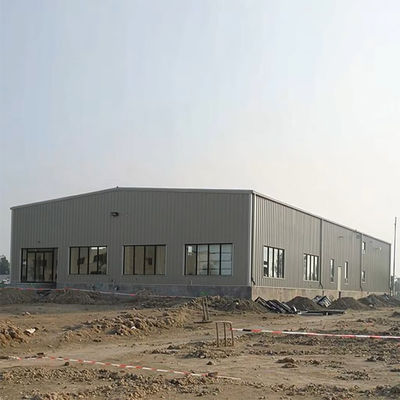 Wind Proof Steel Structure Building Industrial Use Prefabricated Workshop Sheds Budget Friendly