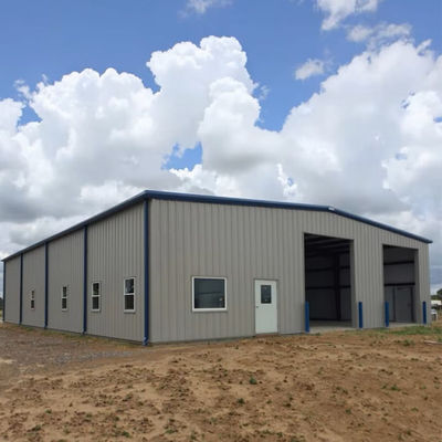 Wind Proof Steel Structure Building Industrial Use Prefabricated Workshop Sheds Budget Friendly