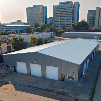 Wind Proof Steel Structure Building Industrial Use Prefabricated Workshop Sheds Budget Friendly