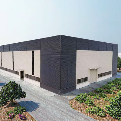 Wind Proof Steel Structure Building Industrial Use Prefabricated Workshop Sheds Budget Friendly