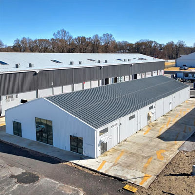Wind Proof Steel Structure Building Industrial Use Prefabricated Workshop Sheds Budget Friendly