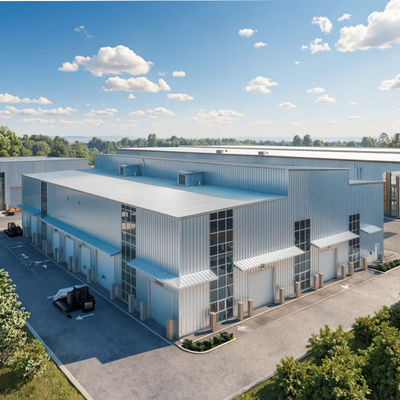 Fast Build Large Space Steel Structure Building Metal Frame Warehouse Easy Assemble