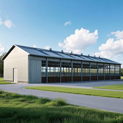 Wind Resistant Steel Structure Building Cow Shed Cattle Farm Construction OEM Size