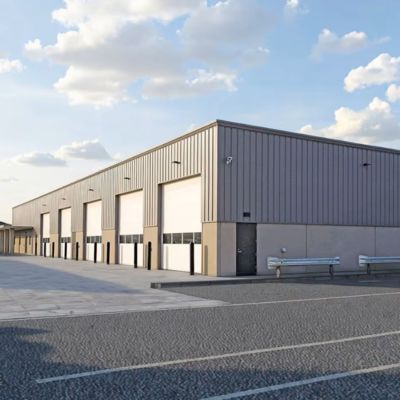 Modular Steel Structure Building Prefabricated Workshop Sheds Quick Assembly AISI ASTM