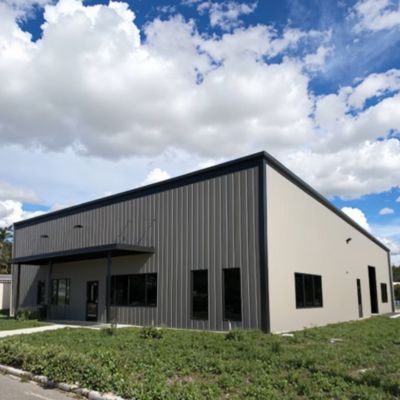 Modular Steel Structure Building Prefabricated Workshop Sheds Quick Assembly AISI ASTM