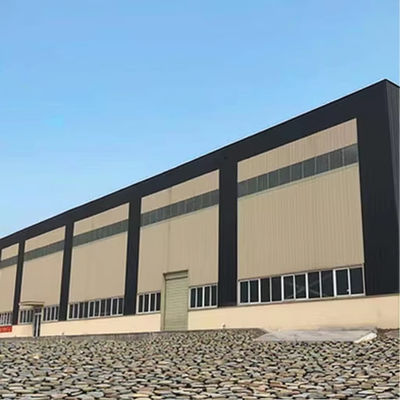 Q235 Q345 Portal Frame Warehouse Steel Structure Steel Construction Factory Large Load