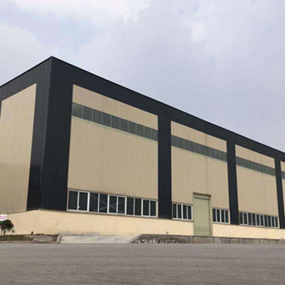 Q235 Q345 Portal Frame Warehouse Steel Structure Steel Construction Factory Large Load