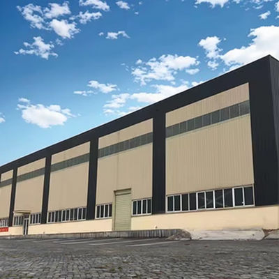 Q235 Q345 Portal Frame Warehouse Steel Structure Steel Construction Factory Large Load