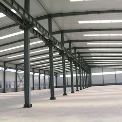 Q235 Q345 Portal Frame Warehouse Steel Structure Steel Construction Factory Large Load