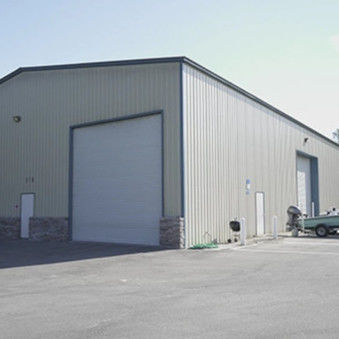 Bolt Connection Prefab Commercial Buildings , Modern Engineering Steel Frame Factory