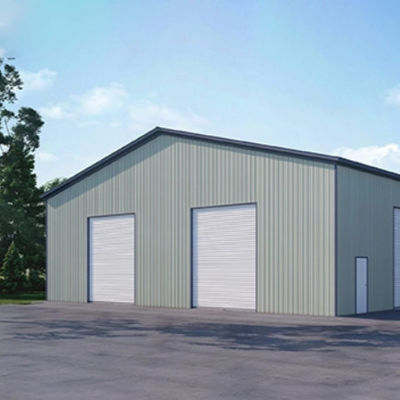 Bolt Connection Prefab Commercial Buildings , Modern Engineering Steel Frame Factory