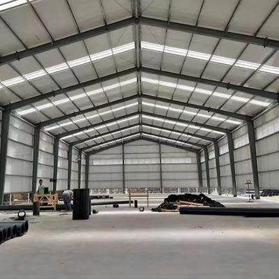 Clear Span Design Warehouse Steel Structure Weld Metal Buildings Workshop ISO Approved