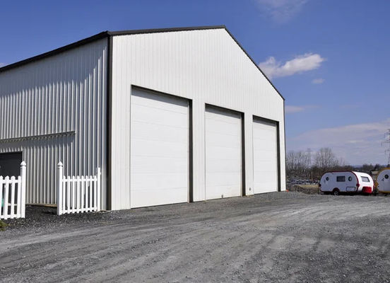 Hurricane Proof Prefab Building Construction , Long Span Steel Construction Warehouse