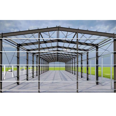 Light Weight Q355 Q235 Steel Structure Warehouse Factory Prefab Buildings Anti Rust