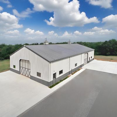 Bolt Connection Steel Structure Warehouse Weather Resistant Steel Frame Factory
