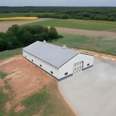 Bolt Connection Steel Structure Warehouse Weather Resistant Steel Frame Factory