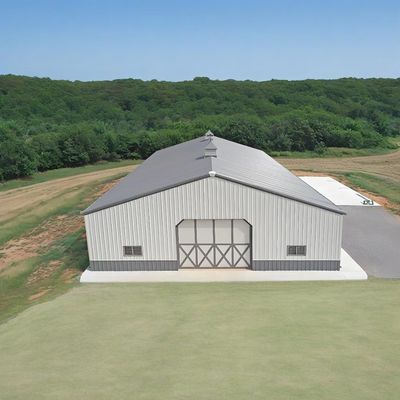 Bolt Connection Steel Structure Warehouse Weather Resistant Steel Frame Factory
