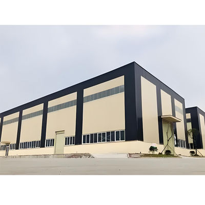 Pre Engineered Metal Warehouse Building With Galvanized Steel Framework 100% Recyclable