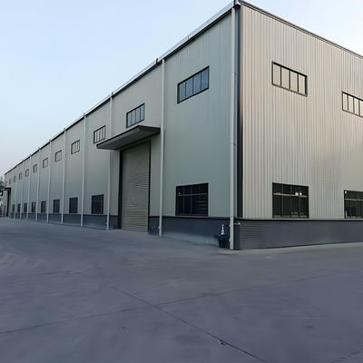Fast Assembling Steel Warehouse Construction , Light Frame Metal Warehouse Building