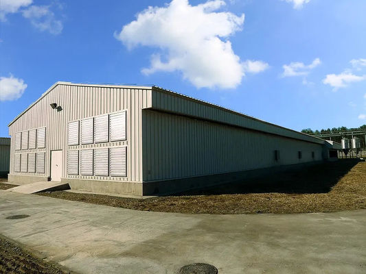 Fast Assembling Steel Warehouse Construction , Light Frame Metal Warehouse Building