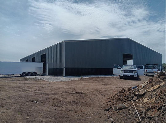 Q345 Warehouse Steel Structure Industrial Steel Building With Heat Insulation System