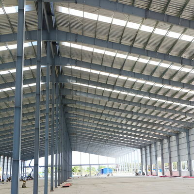 Q345 Warehouse Steel Structure Industrial Steel Building With Heat Insulation System