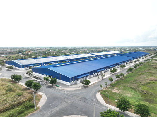 Round Bar Brace Warehouse Steel Structure ASTM Standard Prefabricated Warehouse Building