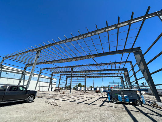 Round Bar Brace Warehouse Steel Structure ASTM Standard Prefabricated Warehouse Building