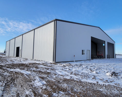 ASTM Standard Commercial Metal Storage Building With PU Insulation Option