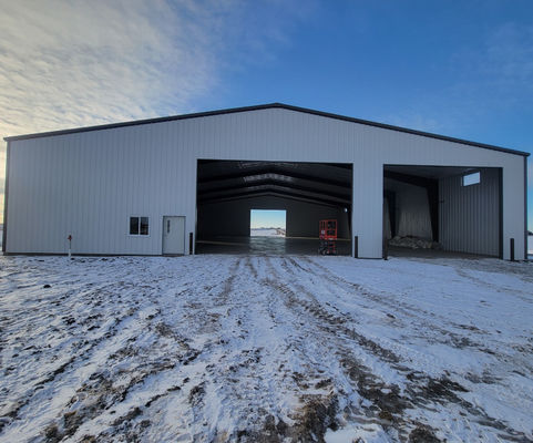 ASTM Standard Steel Structure Warehouse With Painting Or Galvanized Treatment