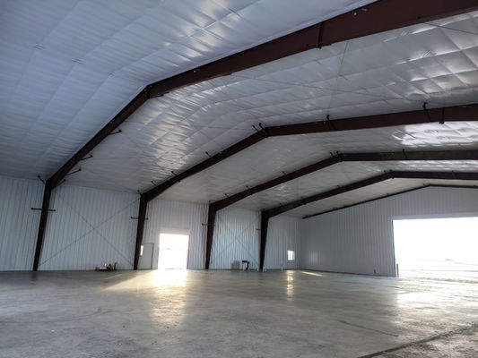 ASTM Standard Steel Structure Warehouse With Painting Or Galvanized Treatment