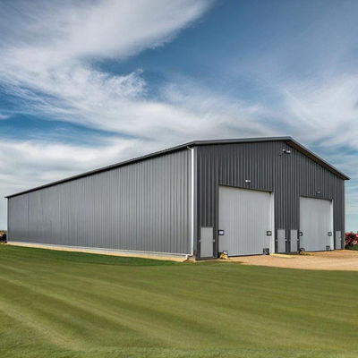 Steel Structure E Commerce Fulfillment Warehouse 35m x 100m x 10m Multi Zone Sorting Construction
