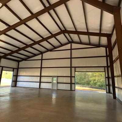 Customized Length Prefab Warehouse Steel Structure High Strength For Industrial Storage