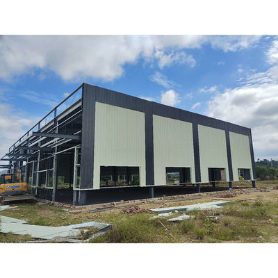 Prefab Steel Structure Warehouse Box Type Frame Construction Factory ISO 9001 CE Standard
