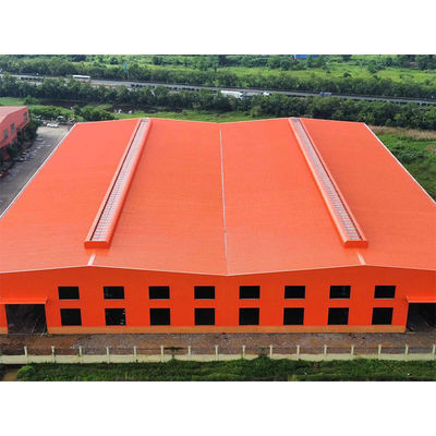 Steel Structure Distribution Warehouse Building 35m x 70m x 9m With Integrated Loading Docks