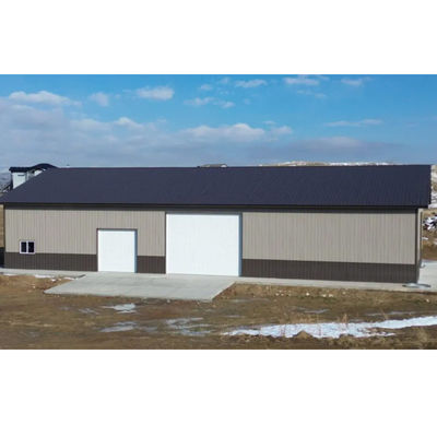 Quick Assembly Steel Structure Construction Factory Building 28m x 60m x 8m Bolt Connected Prefab