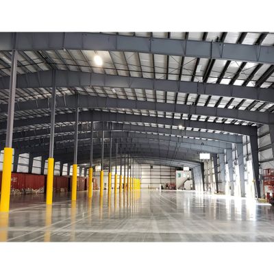 Fireproof Multi Storey Workshop Steel Structure With C And Z Section Steel Purlin
