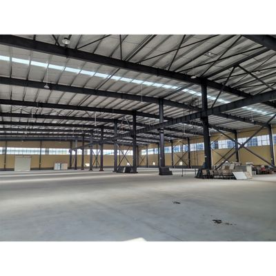Large Span Steel Structure Workshop Lightweight Prefabricated Industrial Buildings