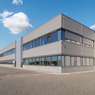 Customized Size Steel Frame Building Workshop Contemporary Multi Story Steel Building