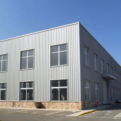 Customized Size Steel Frame Building Workshop Contemporary Multi Story Steel Building
