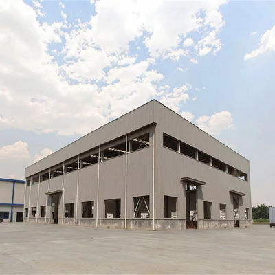 Customized Size Steel Frame Building Workshop Contemporary Multi Story Steel Building