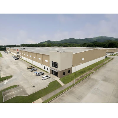 Steel Frame Building Electronics Assembly Workshop 22m x 45m x 6m ESD Safe Steel Structure Construction