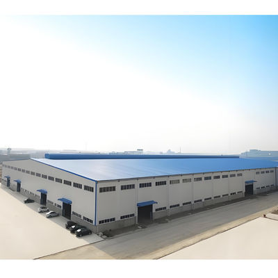 Steel Framed Food Processing Workshop Plant 25m x 50m x 7m Hygienic Steel Frame Building Construction