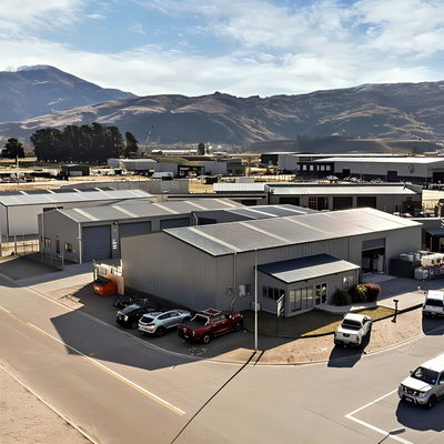 Steel Frame Building Automotive Repair Workshop 20m x 45m x 7m Multi Bay Vehicle Service Construction