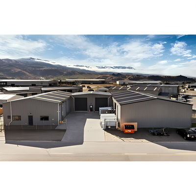 Earthquake Resistance Steel Structure Workshop 1200m2 With Large Span Design